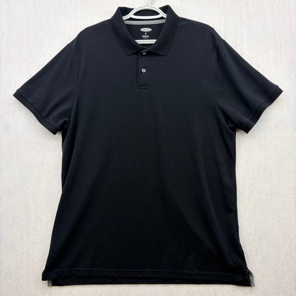 Old Navy Other - Old Navy Mens Built-In Flex Core Pique Polo Shirt Black XL 509747-00
